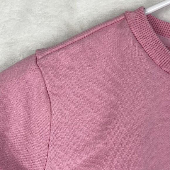 Guess Unicorn Sweater Girls Medium Pink Crewneck Pullover Sequin Casual - Picture 5 of 10